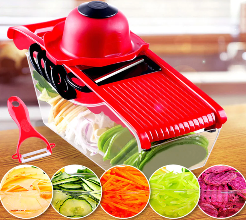 Multifunction Kitchen Slicer 6 Blades – Kahlua Kaboodles Multifunction Kitchen Slicer 6 Blades – Kahlua Kaboodles